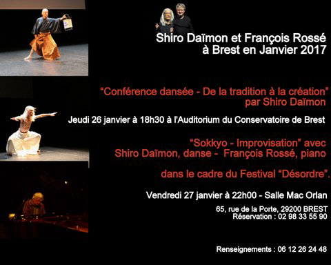 Shiro Daïmon - Spectacle à l'Auditorium du Conservatoire