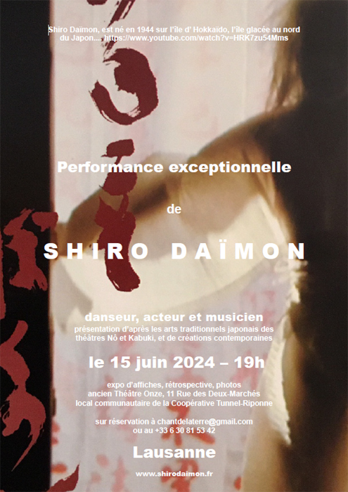 Shiro Daïmon - Spectacle à Lausanne 